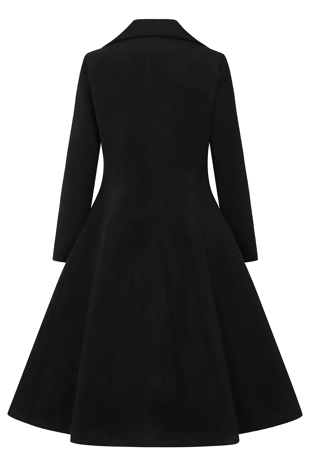 Laura Swing Coat in Black